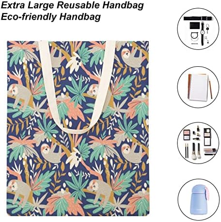 Холщовая чанта-тоут SURPRIX За Пазаруване, Пътуване, Работа, Tift DIY 38 × 46 см