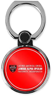 Стойка за телефон с пръстен братство Lambda Alpha Upsilon (кръгла) (Lambda Alpha Upsilon 1)