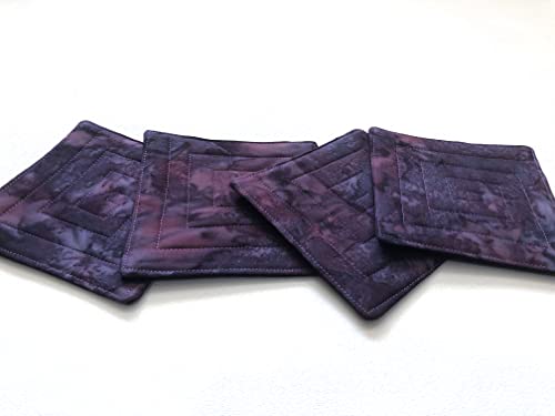 Подложки от ватирани тъкани батик с лилав цвят на цвят Мерло