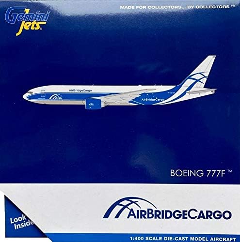 GeminiJets GJABW1949 AirBridgeCargo Airlines ЭйрБриджКарго Boeing B777-200LRF 777F VQ-BAO в мащаб 1:400