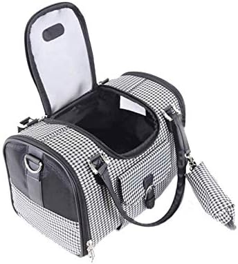 Преносим Дишаща раница за пътуване с домашни любимци WZHSDKL, дизайн от пеноматериала Космическа капсула и Водоустойчива чанта-раница за малки кученца (Размер: L)